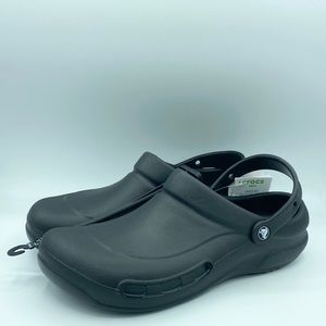 CROCS Black Bistro Clogs Slip-on Slip Resistant